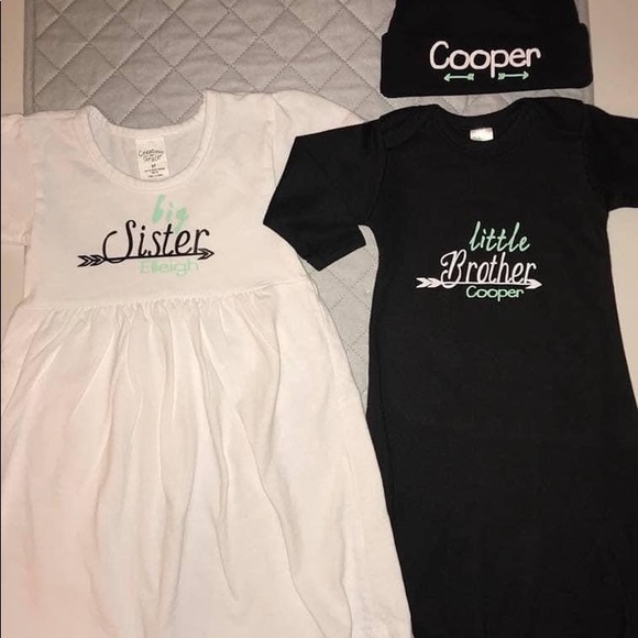 Custom Matching Sibling Shirt Tops - Picture 15 of 16